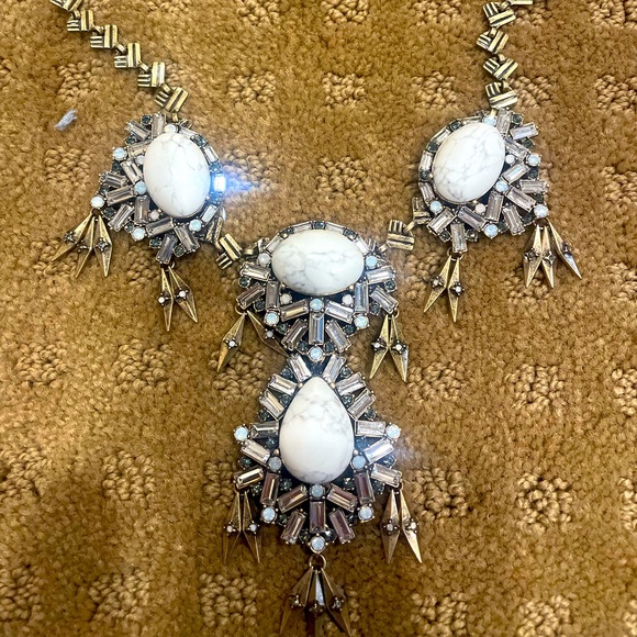 Chloe Isabel Necklace with stone accent Custom (discontinued)